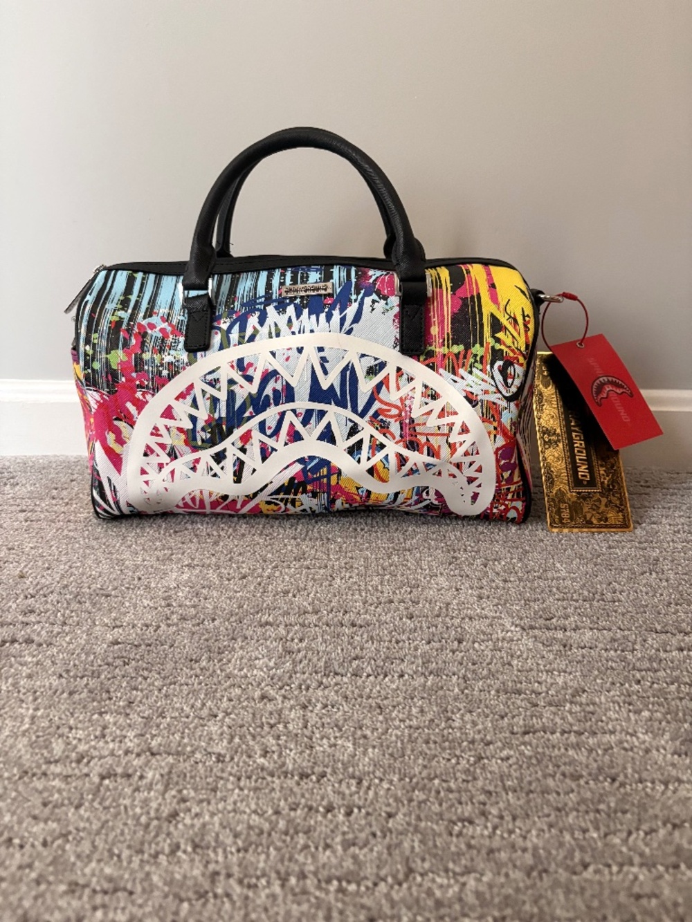 limited edition sprayground mini duffle bag